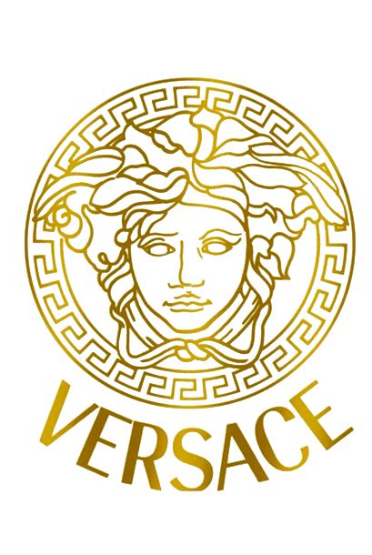 versace logo silver|versace full logo gold transparent.